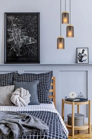 Toolight Toolight, závesné svietidlo 3xE27, APP1811-3CPR, šedá matná-čierna, OSW-00661