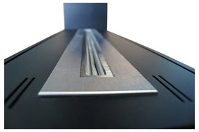 InFire - Rohový BIO krb 100x50 cm 3kW obojstranný