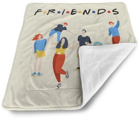 Sablio Deka pre bábätko Seriál Priatelia FRIENDS Postavy - 90x120 cm