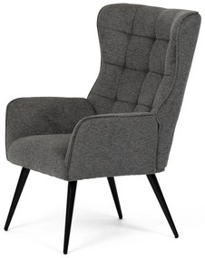 Relaxačné kreslo 315 GREY2, tmavošedé