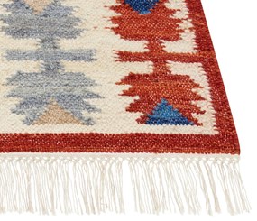 Vlnený kelímový koberec 80 x 150 cm viacfarebný VANASHEN Beliani
