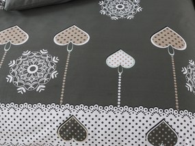 XPOSE® Predĺžené bavlnené Renforcé obliečky SAM - sivé