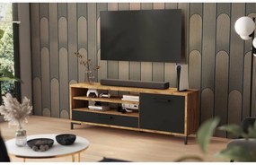 TV skrinka/stolík Cascade  (dub lancaster + čierna). Vlastná spoľahlivá doprava až k Vám domov. 1098746
