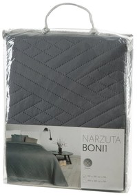 EUROFIRANY PREHOZ NA POSTEĽ BONI1 170X210 CM GRAFITOVÝ