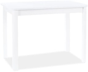 Jedálenský stôl Daniel (biela matná + biela matná) (pre 4 osoby). Vlastná spoľahlivá doprava až k Vám domov. 1050097