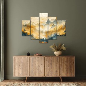 Obraz - Pohorie, akvarel (150x105 cm)