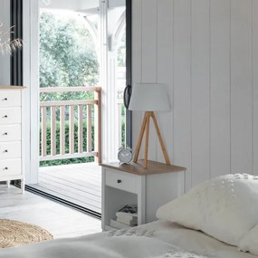 Atmosphera - Stolná lampa BAHI 1xE14/40W/230V bambus