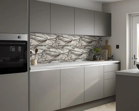 Samolepiace PVC 3D panely LVT21, cena za kus, rozmer 60 x 30 cm, mramor hnedý matný, IMPOL TRADE