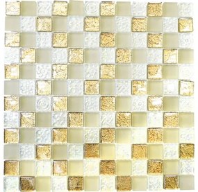 Sklenená mozaika XCM 8LU80 CHAMPAGNE 29,8x29,8 cm
