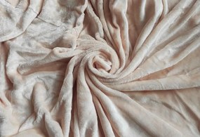 ECOMATRACE Mikroplyšová plachta béžová – 90×200 cm