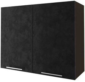 Skrinka do kuchyne Malmo Ares black W3/90 lava