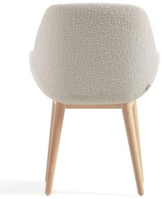 Biela jedálenská stolička Konna – Kave Home