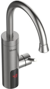 Prietokový ohrievač vody s LED displejom 3000W/230V IPX4 nerezová oceľ