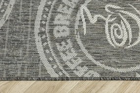 Koberec / Behúň FLEX 1907/P91 hnedý / sivý