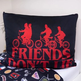 Bavlnené detské obliečky na jednolôžko 140x200 cm Stranger Things "Upside Down" – Jerry Fabrics