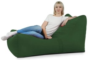 Plyšová leňoška tmavozelená
