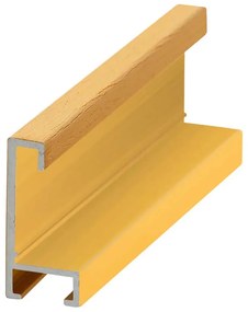 DANTIK rám na obraz 30x40 | ALU Dýha barevná žlutá (Plexi Čiré)