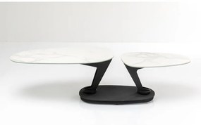 Franklin konferenčný stolík biely 150x58 cm