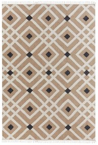 Jutový koberec 160 x 230 cm béžový ESENCIK Beliani