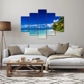Obraz tropickej pláže (150x105 cm)