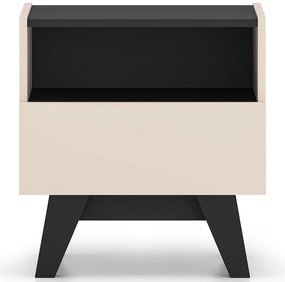 Nočný stolík Freshion Kašmír/Čierna