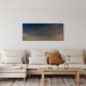 Obraz nočnej oblohy (120x50 cm)