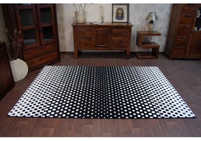 Kusový koberec Bodky čierny 140x190cm
