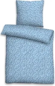 Obliečky seersucker 140x200 cm, modré%