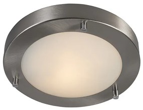 Moderné stropné svietidlo oceľové IP44 - Yuma 18
