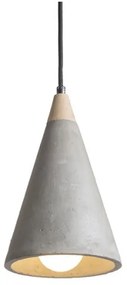 RED - Design Rendl - R12380 - Luster na lanku HEIDI 1xE27/28W/230V betón/drevo