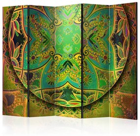 Paraván - Mandala: Smaragdová fantázia II 225x172
