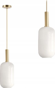 Stropné svietidlo ANGEL long - kov/sklo - zlaté