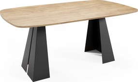 Dizajnový rozkladací jedálenský stôl SUDE 100/180 - 120/200 cm Veľkosť stola: 100 - 180 cm