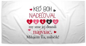 Sablio Uterák Keď Boh nadeľoval lásku - 30x50 cm