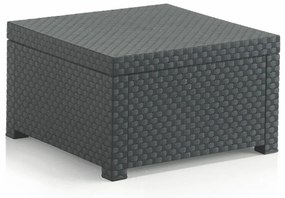 Záhradný odkladací stolík z umelého ratanu 56x56 cm – Juinsa