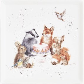 Servírovací tanier z jemného kostného porcelánu Woodland Party