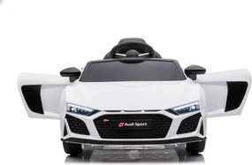 LEAN CARS Elektrické autíčko Audi R8 Lift A300 biele
