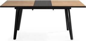 Jedálenský stôl s doskou v dubovom dekore 90x140 cm Cleo - Marckeric