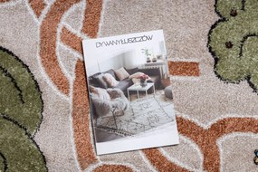 Koberec FUN Honey pre deti, medveď, včely béžový