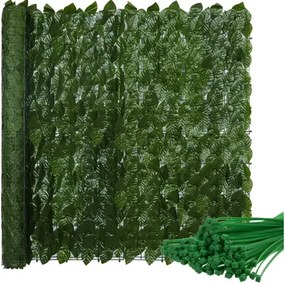 Živý plot na balkón - 300 x 50 cm - umelý
