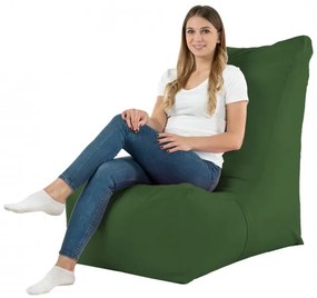 Moderné kreslo DISTINTO tmavo zelené (OUTDOOR)