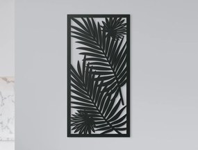 drevko Obraz z dreva Palmové listy Rozmer obrazu: 44,5 x 22,5 cm, Farba dekorácie: Čierna