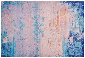 Koberec 160 x 230 cm modrá/béžová INEGOL Beliani