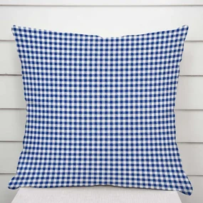 Biante Dekoračná obliečka na vankúš Rebeka RE-009 Modro-biela kocka malá 50 x 70 cm