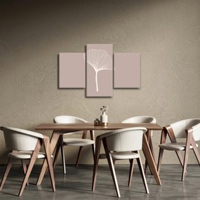 Obraz - Béžové listy N⁰5 (90x60 cm)
