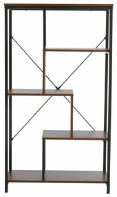 Regál Winder II, orech / čierna
