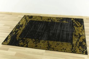 Koberec Festiaval 3479A zlatý / čierný