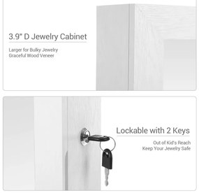 Závesná šperkovnica JBC51W