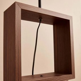 Stojacia lampa AYD 1xE27/40W/230V hnedá