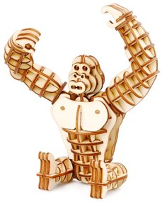 Robotime 3D drevené puzzle Gorila 105 ks